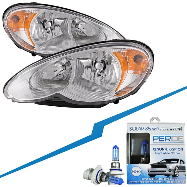 NEW DRIVER LEFT HEADLIGHT 2006-2010 Chrysler PT CRUISER With NEW BULBS NEW DRIVER LEFT HEADLIGHT 2006-2010 Chrysler PT CRUISER With NEW BULBS